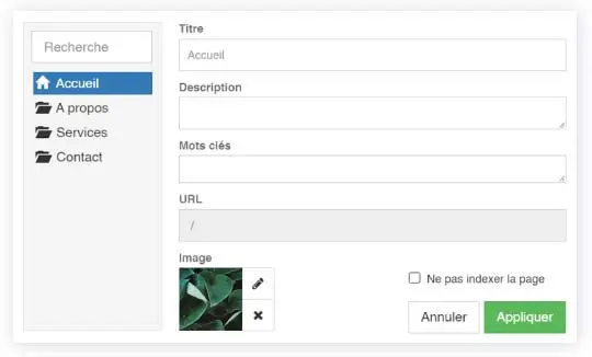 sitebuilder seo